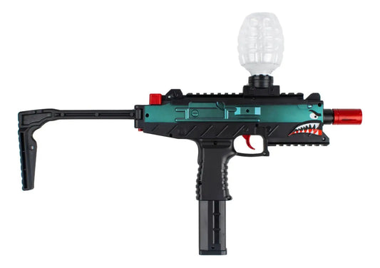 Pistola Uzi De Hidrogel Tornasol 50,000 Bala Con Accesorios