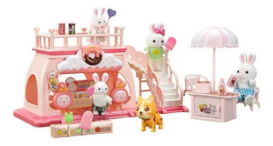 Panadería De Conejitos Candy Toys Bay Dreamy Con 17 Piezas