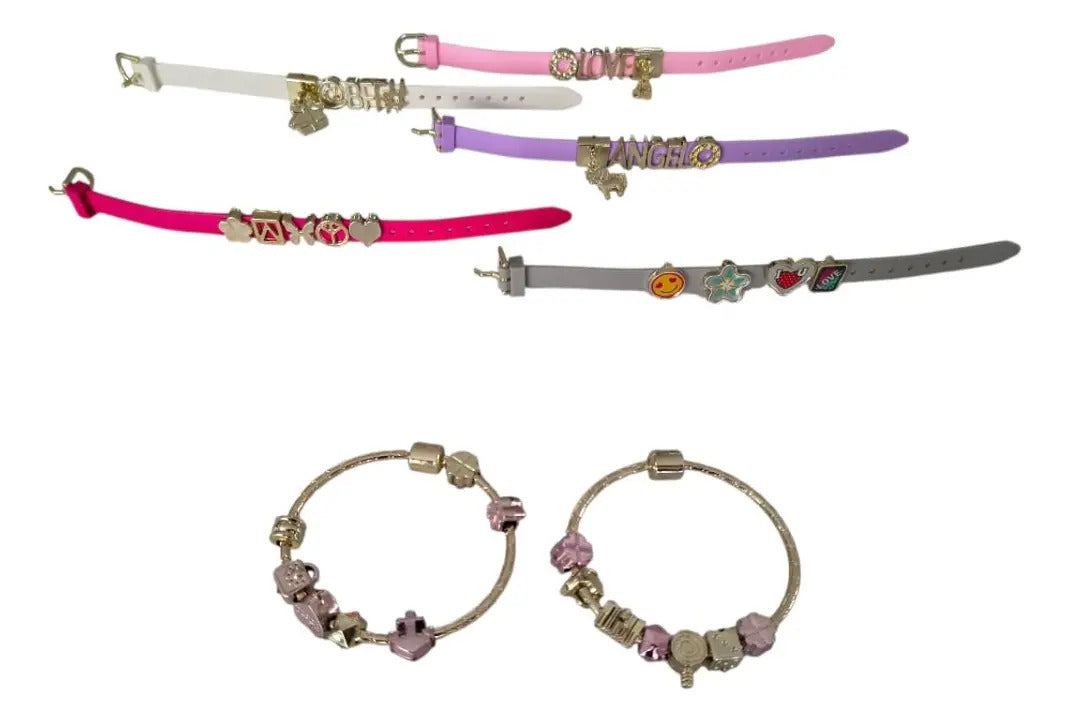 Set De Bisutería 2 En 1 Pulseras Y Pandoras Candy Toys