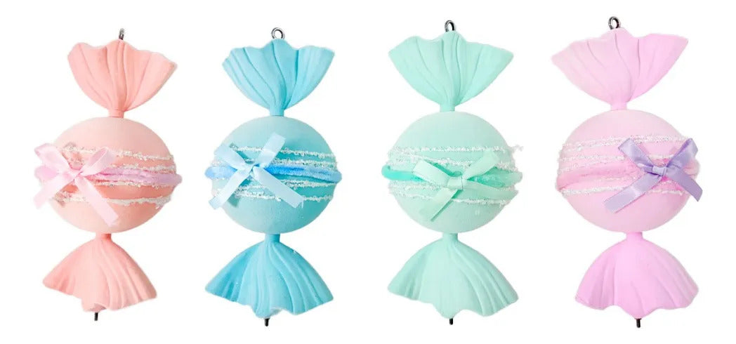 Caramelos Navideños Lluvia Pastel 12 Piezas
