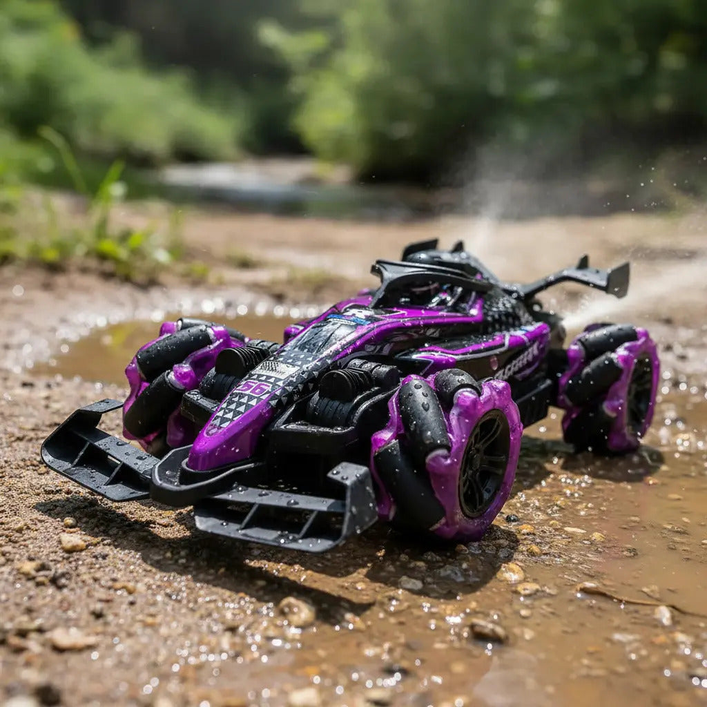 Carro De Control Remoto Double Spray 360° 4wd Candy Toys