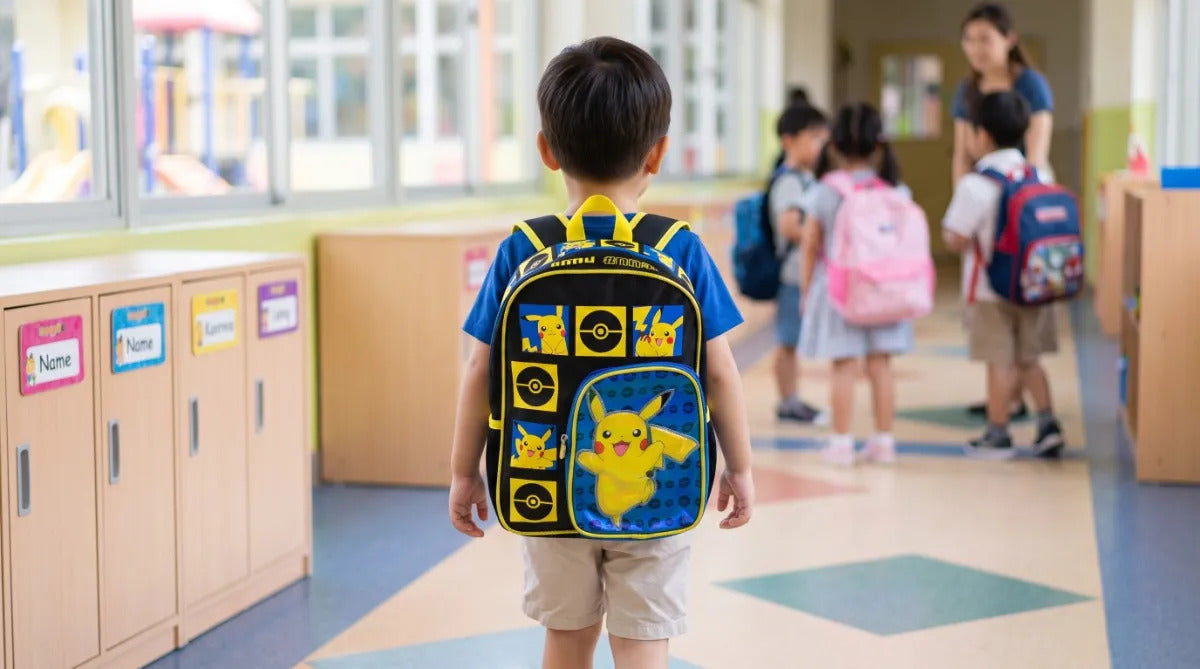 Mochila Kinder Ruz Pokémon Pikachu Infantil Diseño 3d Original