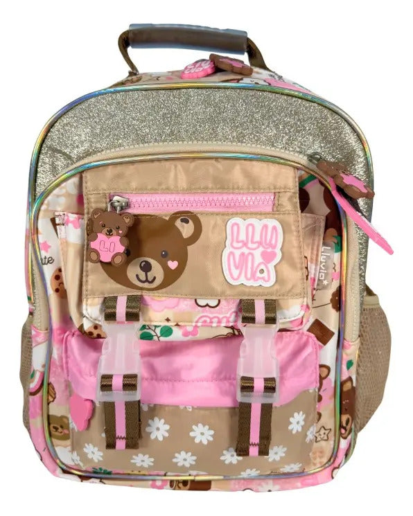 Mochila Kinder Marca Lluvia Oso Emojis