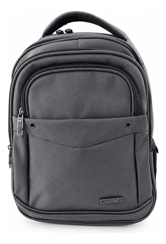 Mochila Ejecutiva Lluvia Gris Oscuro Repelente Al Agua