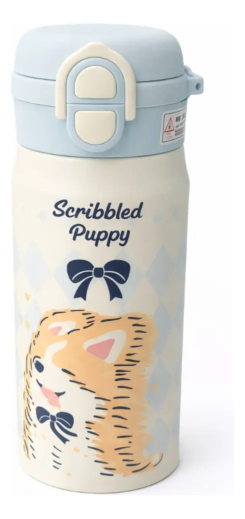 Termo De Acero Inoxidable 350 Ml Con Diseños De Animalitos