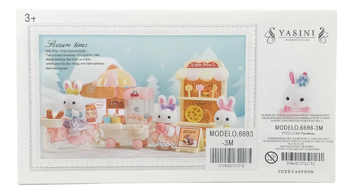 Set Conejitos Candy Toys Dreamy Café 16 Piezas