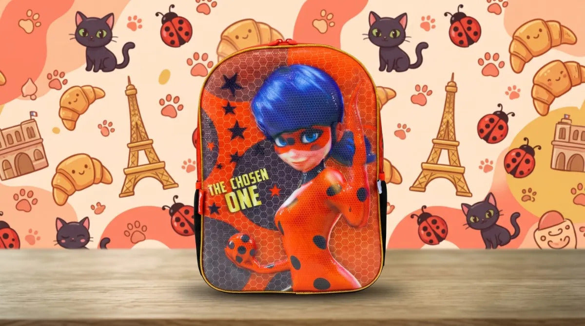 Mochila Urbania Ladybug Primaria Con Lentejuela Brillante