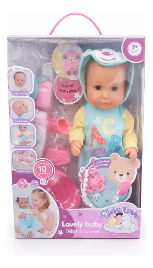 Muñeca Candy Toys Interactiva Con 6 Accesorios Incluidos