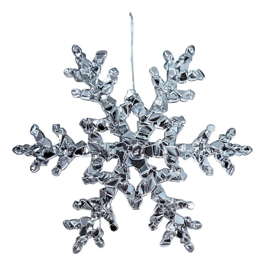 Set de 3 Copos Navideños Lluvia Lights Plateados 16 cm