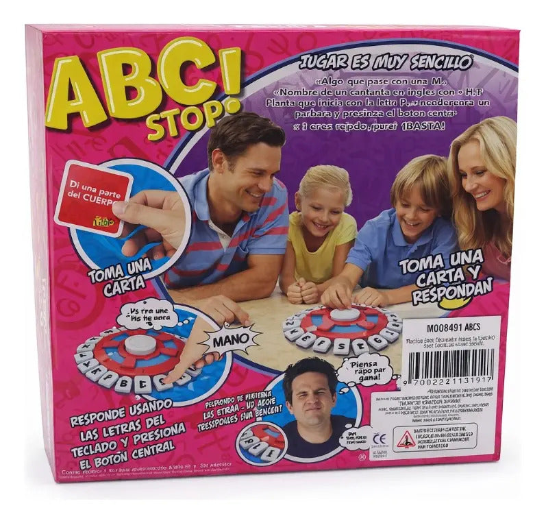 Juego Abc Stop Basta Candy Toys 36 Cartas 2a8 Jugadores