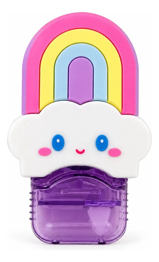Corrector En Cinta Weibo Arcoíris Kawaii Morado Tierno