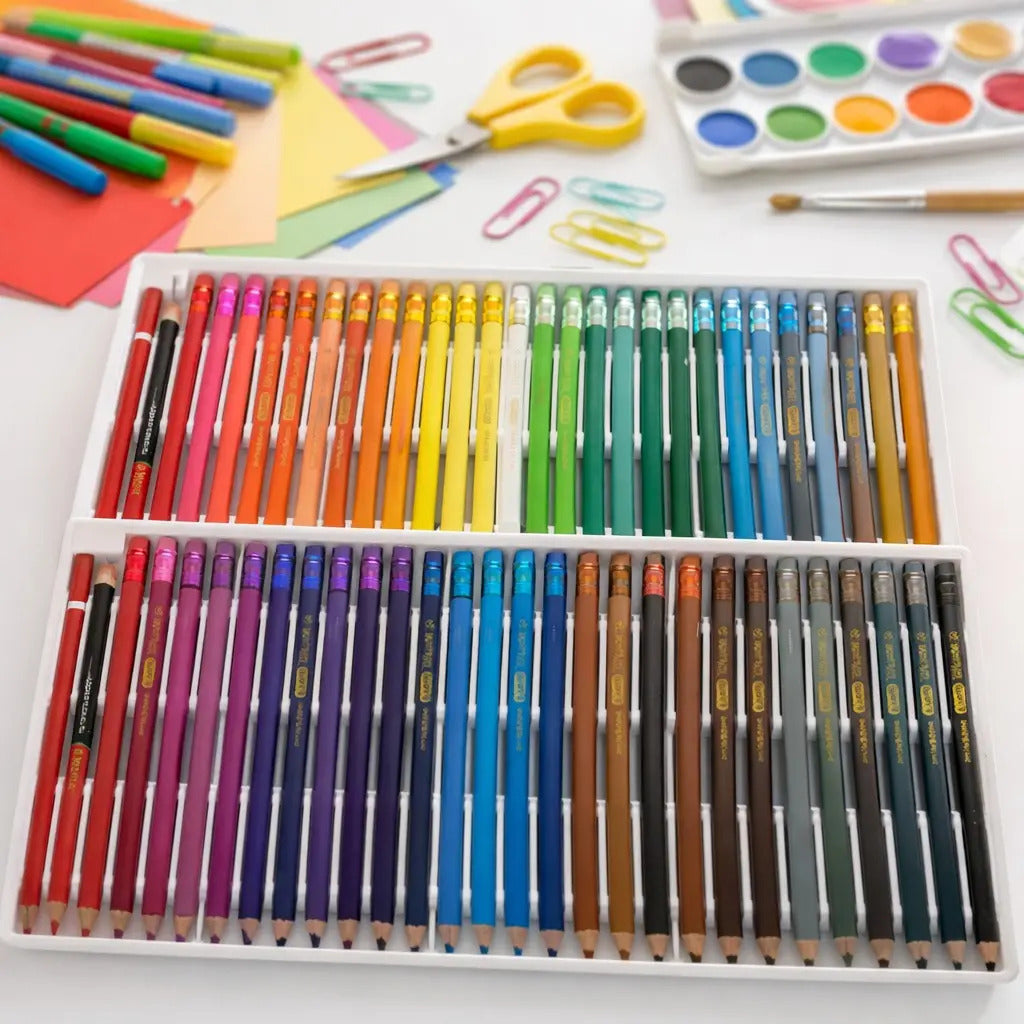 Lápices De Colores 54 Piezas Presentación Grande Surimax