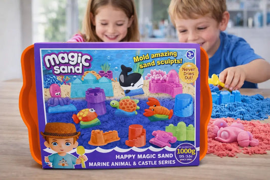 Arena Mágica Candy Toys Animales Marinos Y Castillos