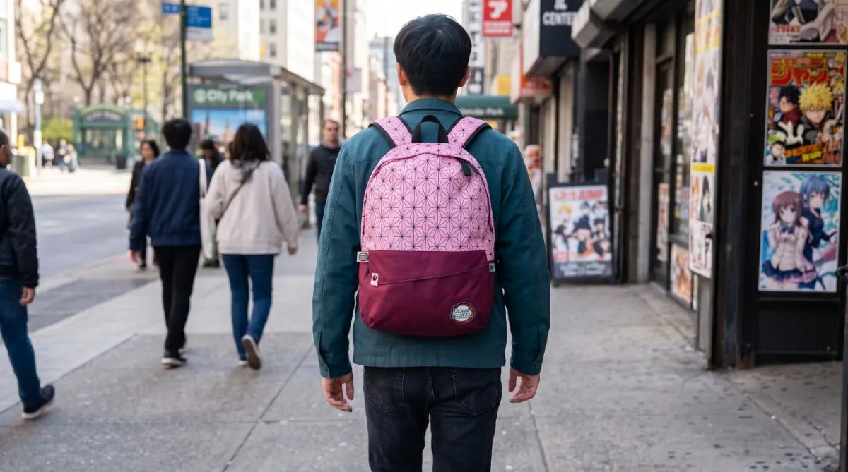 Mochila Juvenil Fotorama Demon Slayer Nezuko Color Rosa
