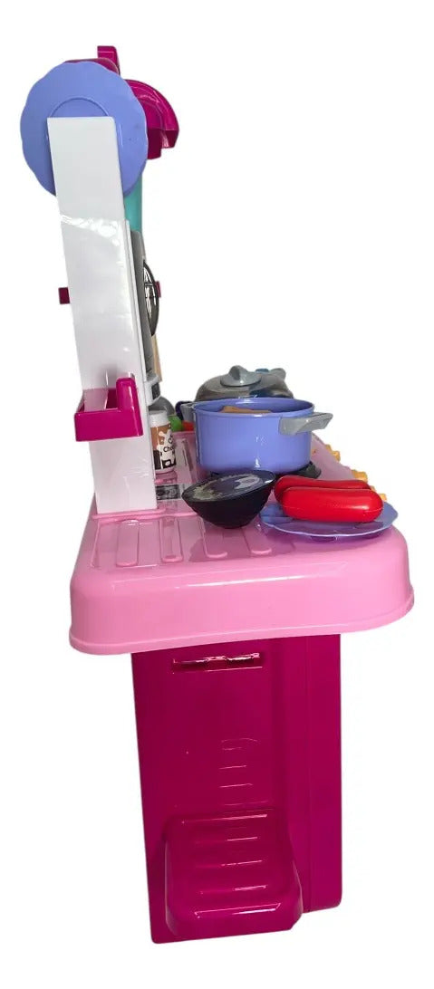 Cocina Infantil Marca Candy Toys Modelo Pequeño 42 Piezas