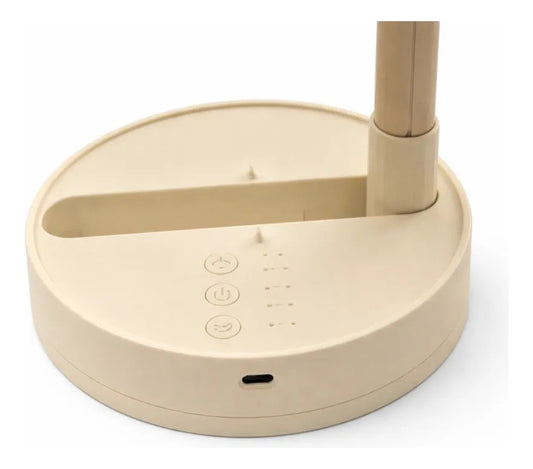 Ventilador De Mesa F46d Oscilante Recargable Con Usb