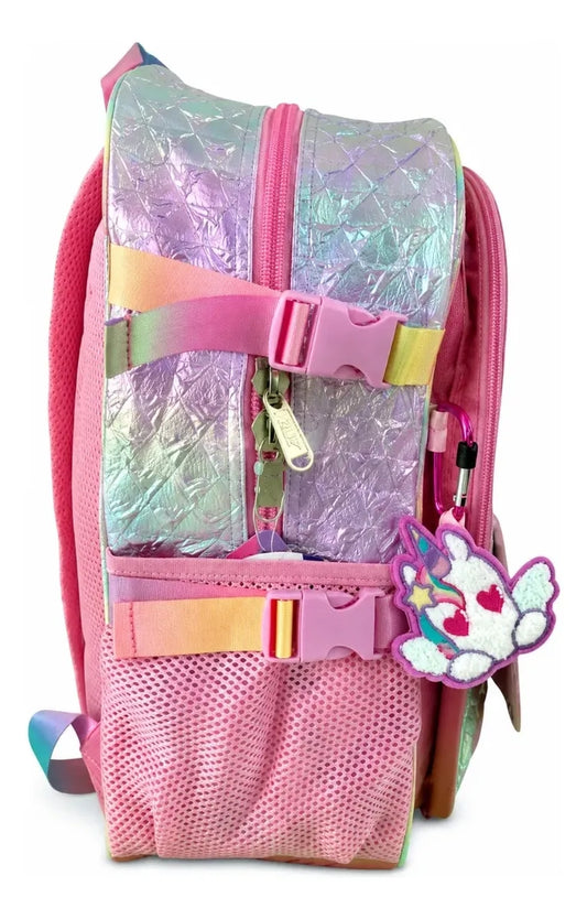 Mochila Primaria Ruz Onix My Friends Con Unicornio Rosa