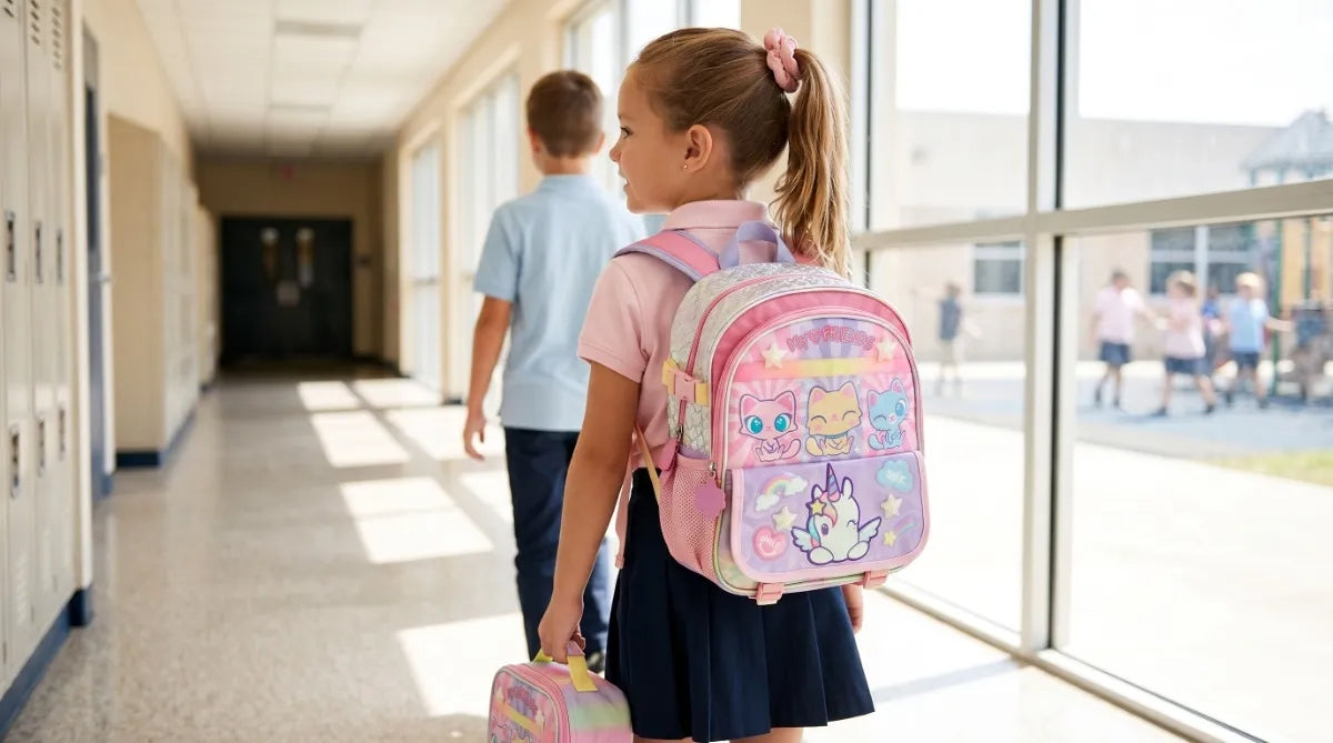Mochila Primaria Ruz Onix My Friends Con Unicornio Rosa