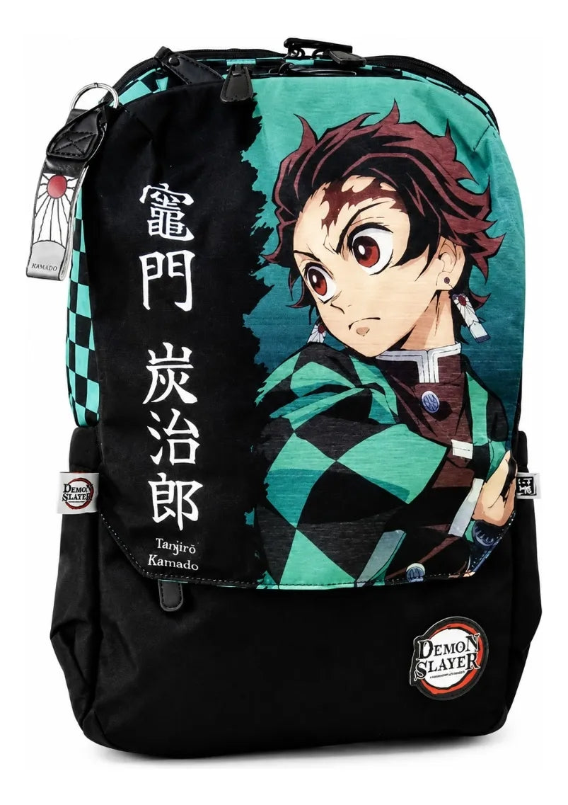 Mochila Juvenil Anime Kimetsu No Yaiba Diseño Tanjiro