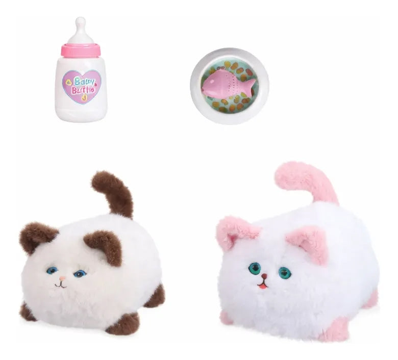 Peluche Gato Candy Toys Con Maullido Y Detección De Biberón