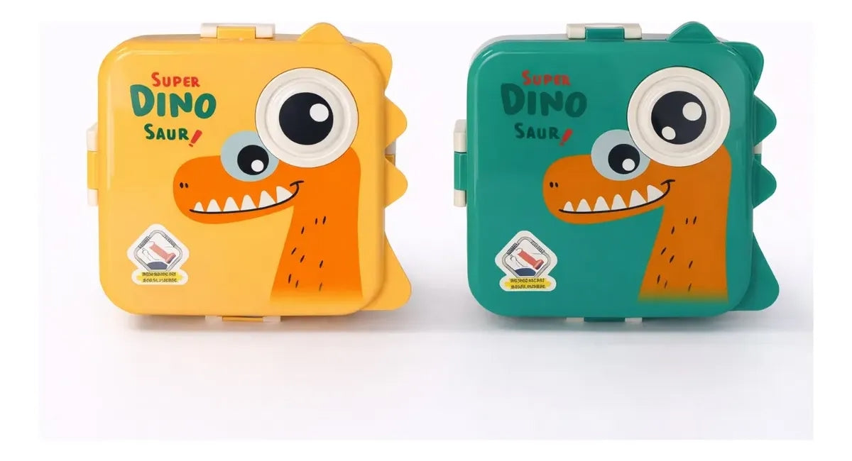 Tupper Lunch Box Dinosaurio 3 Compartimentos 850 Ml