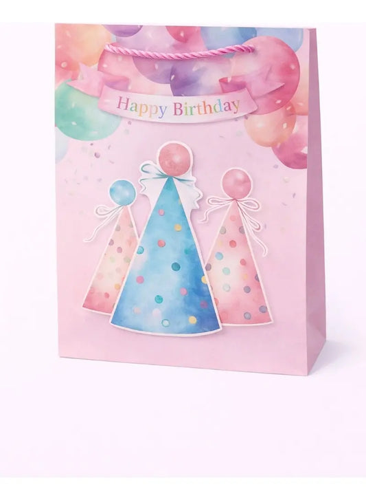 Bolsas De Regalo Una Docena Feliz Cumpleaños Con Relieve 3d