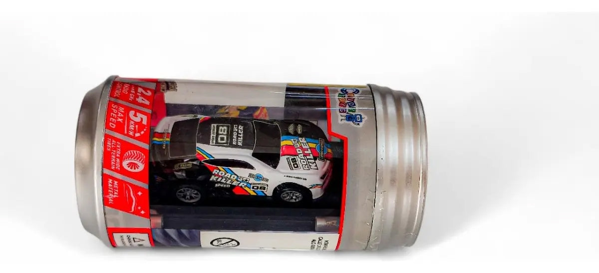 Mini Carro Rc Candy Toys En Lata Velocidad 5 Km/h