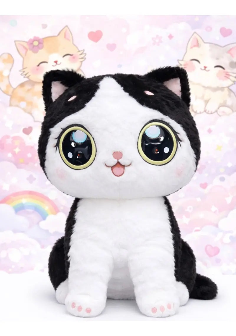 Peluche Gato Tierno Dos Colores 36x27x24 Cm Candy Toys