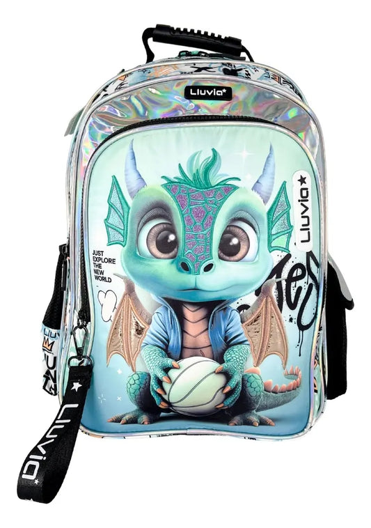 Paquete 3 Piezas Marca Luvia Diseño Dragon Primaria