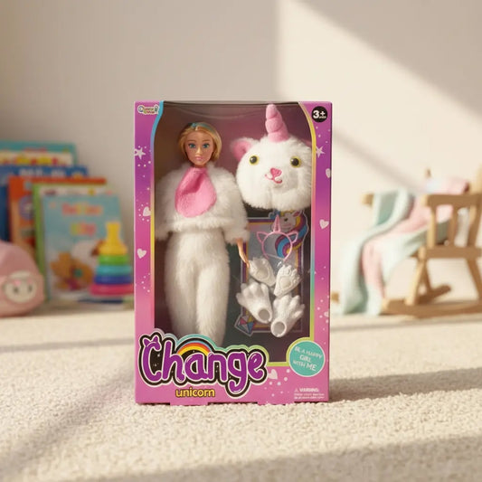 Muñeca Candy Toys Change Colección Mágica De 4 Personajes