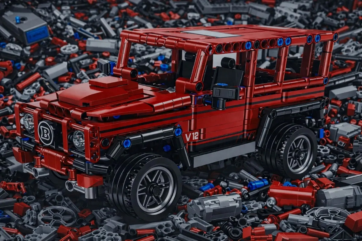 Camioneta Suv De Lujo De Bloques 524 Piezas Para Armar Rc