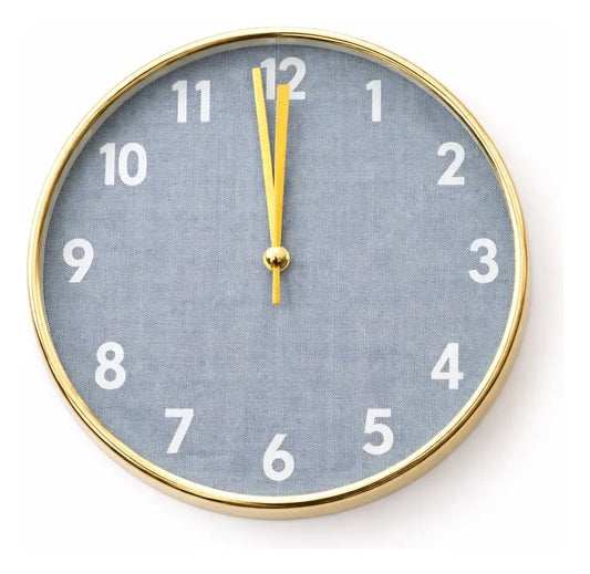 Reloj De Pared 29x4x29 Cm Diseño Elegante Para Hogar Oficina