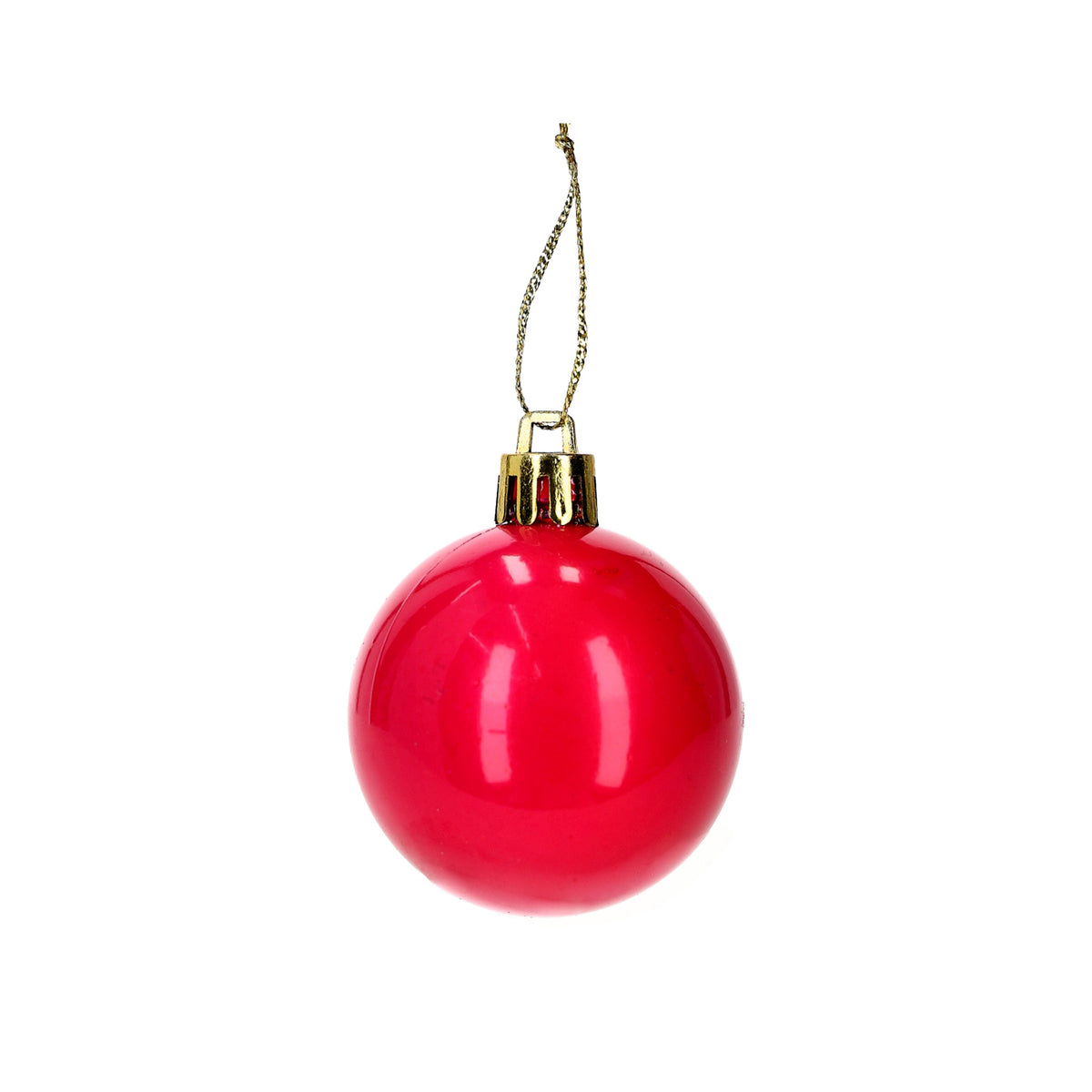 Esferas Navideñas Fiusha 6 Cm Brillo Elegante Marca Lluvia