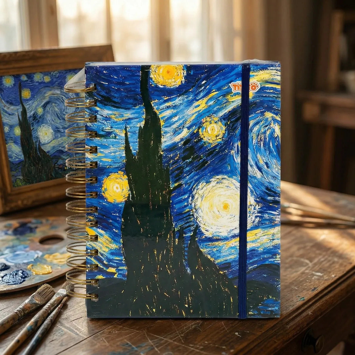 Cuaderno Titiko Van Gogh 200 Hojas Cuadro Chico Francés