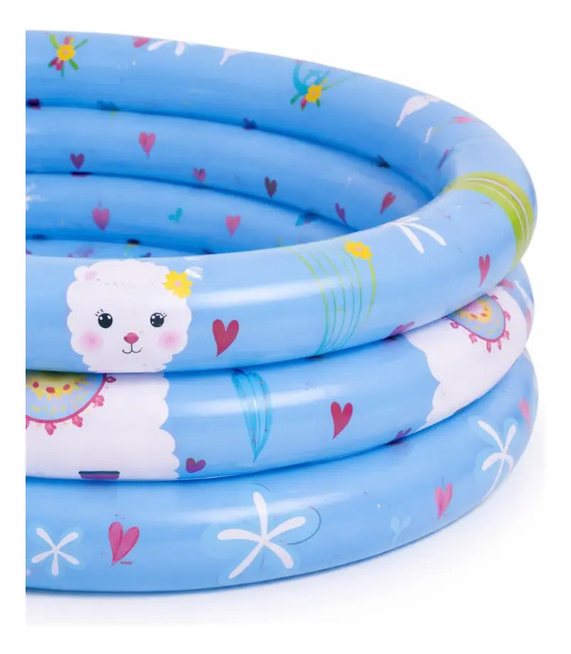 Alberca Inflable Infantil 100x30cm 148l 2 Colores Yamas