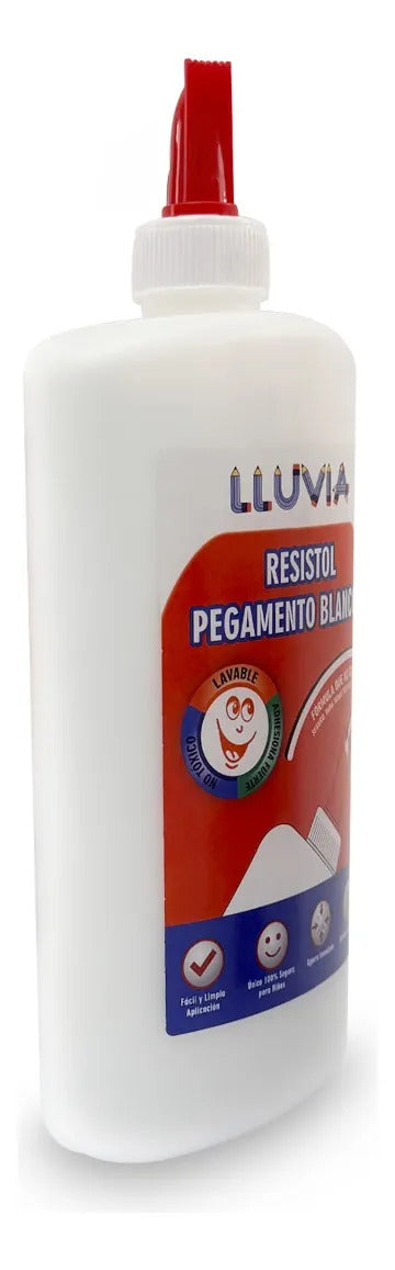 Resistol Blanco Lluvia 500 G Pegamento Escolar Lavable