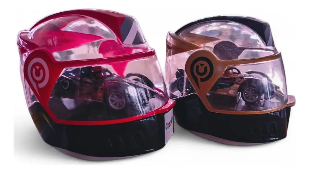 Mini Carro Control Remoto En Casco Candy Toys