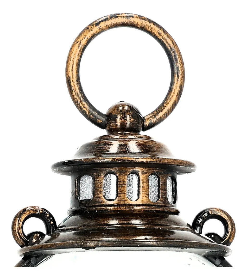Lámpara de Agua Lluvia Farol Vintage Navideño 20 cm