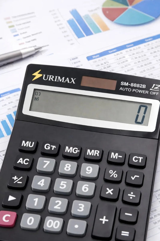 Calculadora De Oficina 12 Dígitos Con Funciones Comerciales