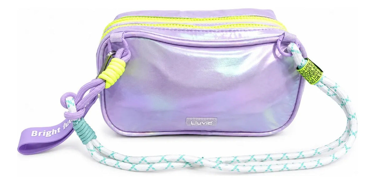 Lapicera Lluvia Diseño Urbano Lila Tornasol Premium