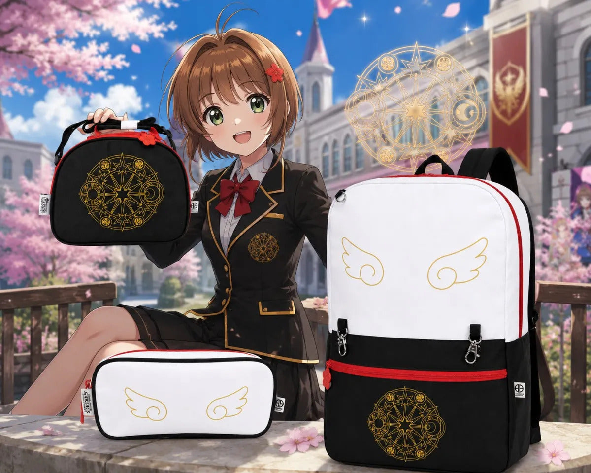 Set Completo Tres Piezas American Bags Cardcaptor Sakura
