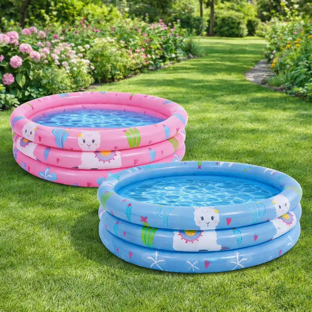 Alberca Inflable Infantil 100x30cm 148l 2 Colores Yamas