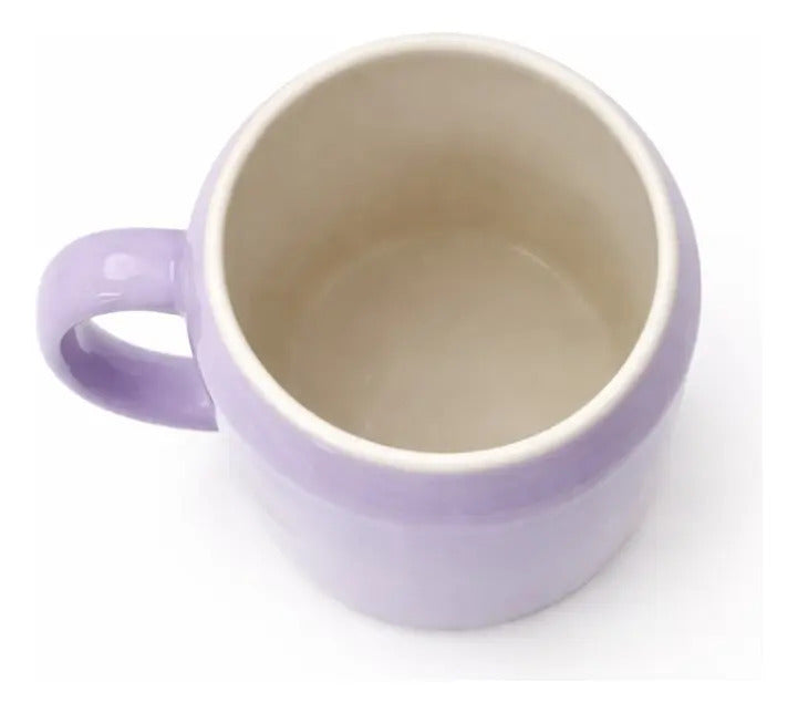 Taza Frutal Con Tapa Y Popote De Cristal 400 Ml