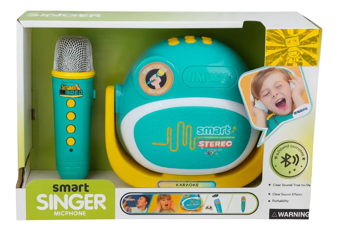 Micrófono Bluetooth Infantil Candy Toys Con Bocina Led