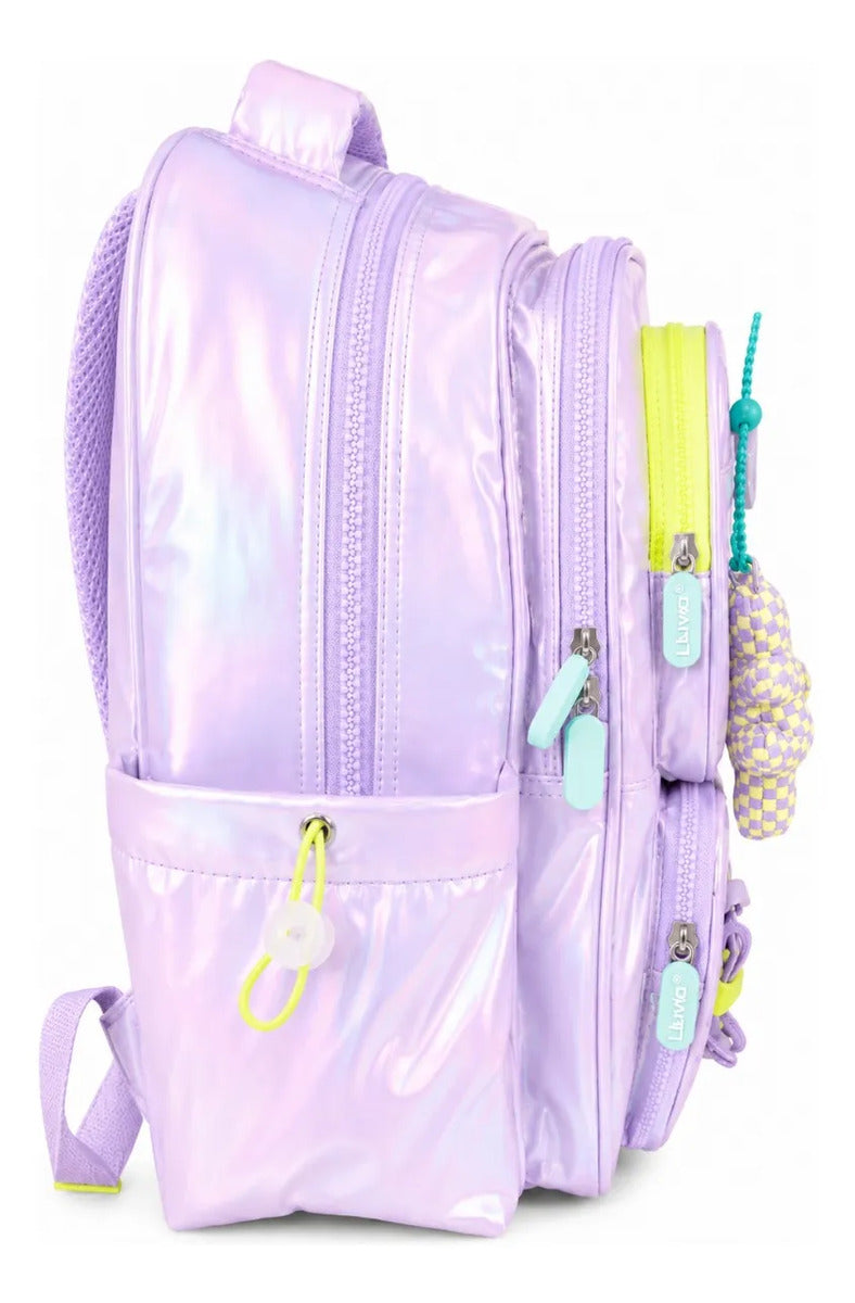 Set Escolar Lluvia Lila Tornasol Beyond Cool Tres Piezas