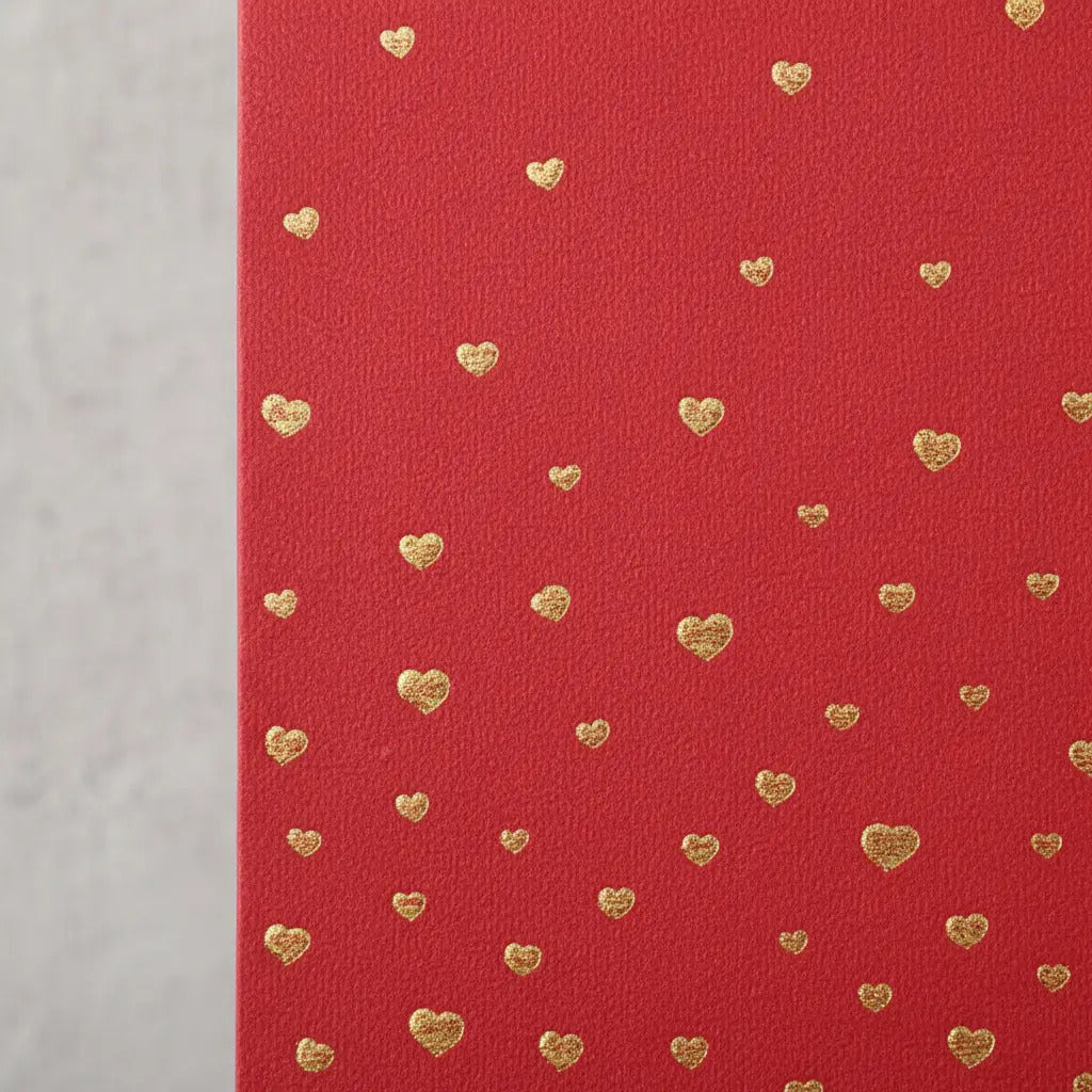 Bolsas De Regalo Una Docena Románticos Corazones Dorados