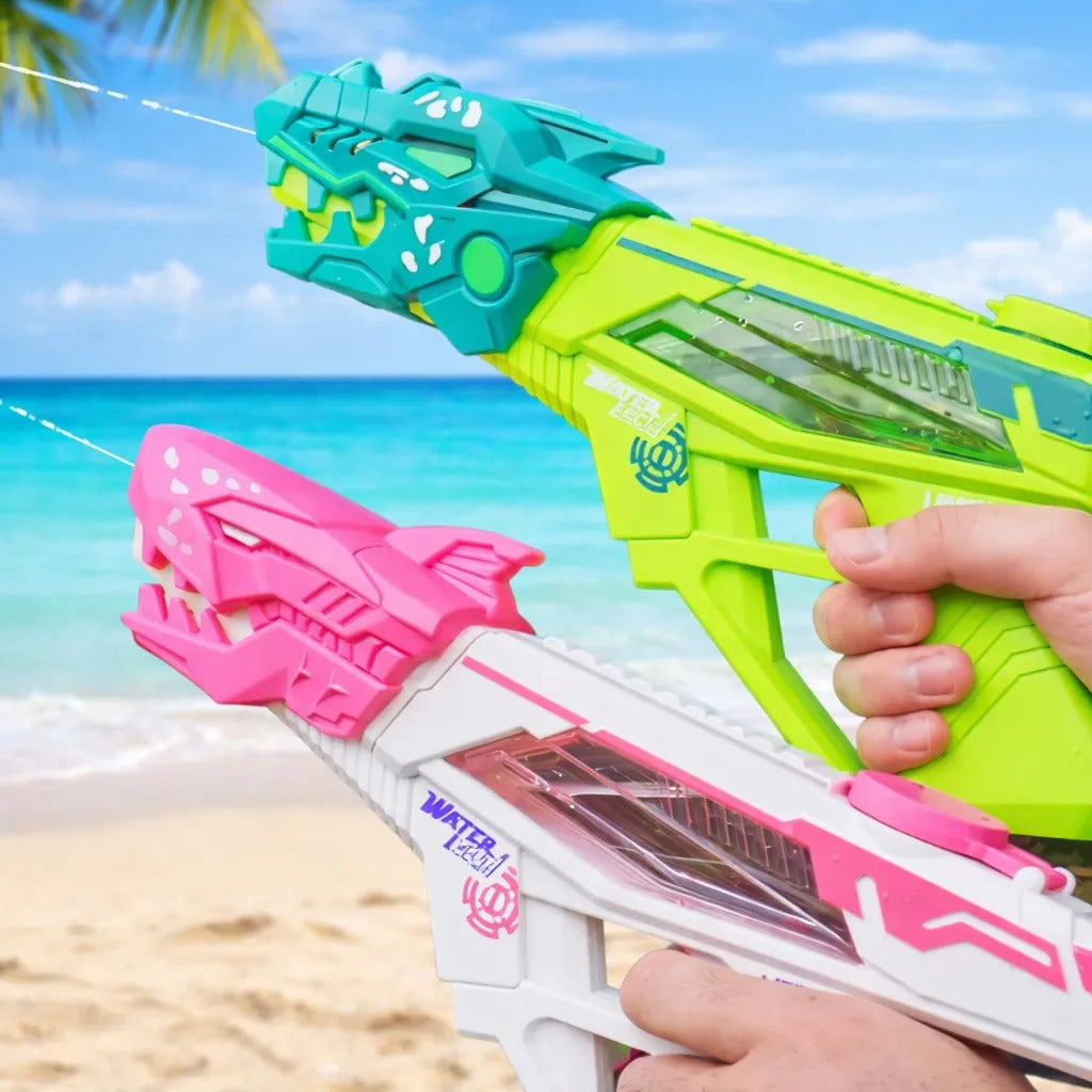 Pistola De Agua Recargable Para Niños Con Diseño Dinosaurio