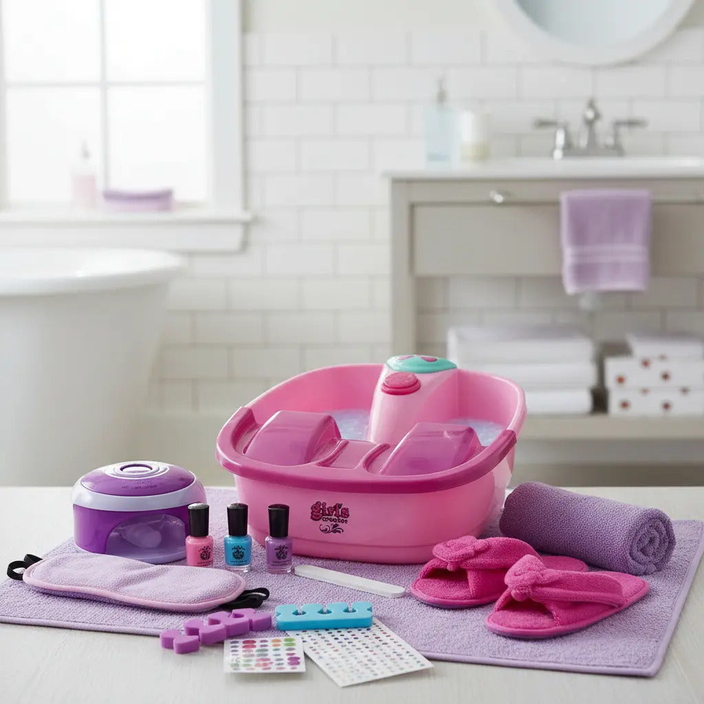 Set Spa De Uñas, Manos Y Pies 14 Piezas Candy Toys
