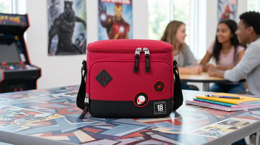 Lonchera Chenson Spider-man Roja Con Bolsa Frontal Térmica