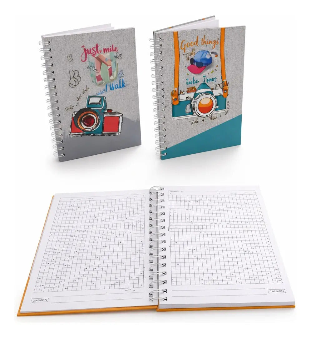 Libretas 3 Piezas Tamaño Francés Cuadrícula Chica Surimax